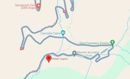 Harta Cabana Capra